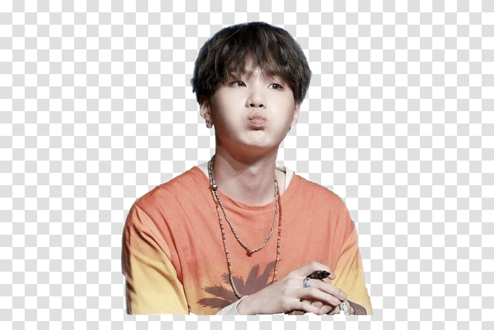 Suga Bts Kpop Pngkpop Pngstickers Yoongi Imagenes De Suga, Person, Human, Necklace, Jewelry Transparent Png