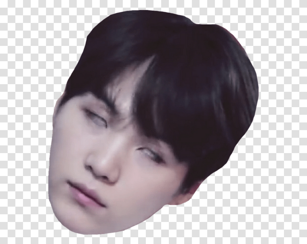 Suga Funny Face, Person, Head, Skin, Hair Transparent Png