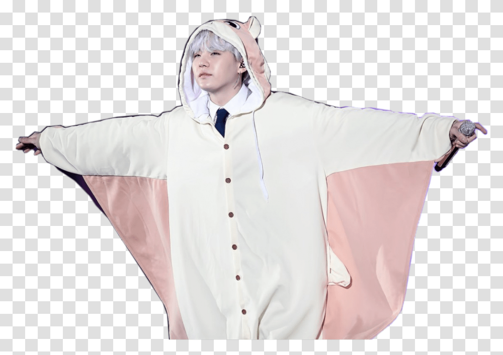 Suga In A Onesie, Shirt, Sleeve, Long Sleeve Transparent Png
