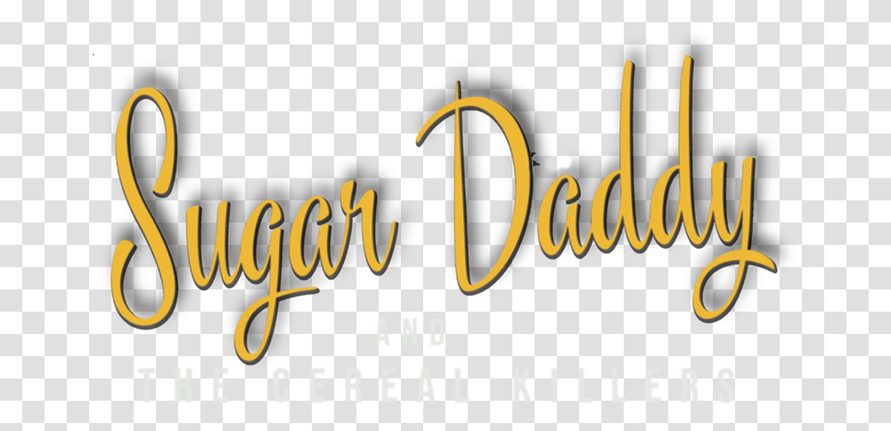 Sugar Daddy And The Cereal Killers Band Name Calligraphy, Alphabet, Label, Word Transparent Png
