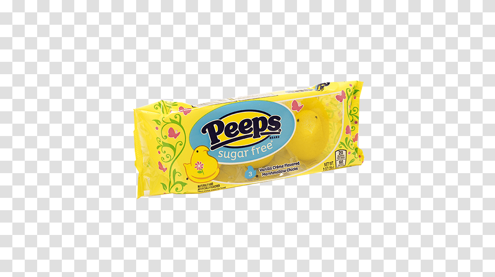 Sugar Free Peeps Yellow Marshmallow Chicks Pack Great Service, Gum, Food, Butter Transparent Png