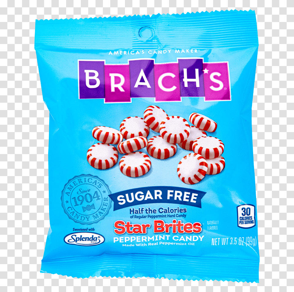Sugar Free Star Brite Peppermint Candy Sugar Free Candy, Food, Advertisement, Snack, Flyer Transparent Png