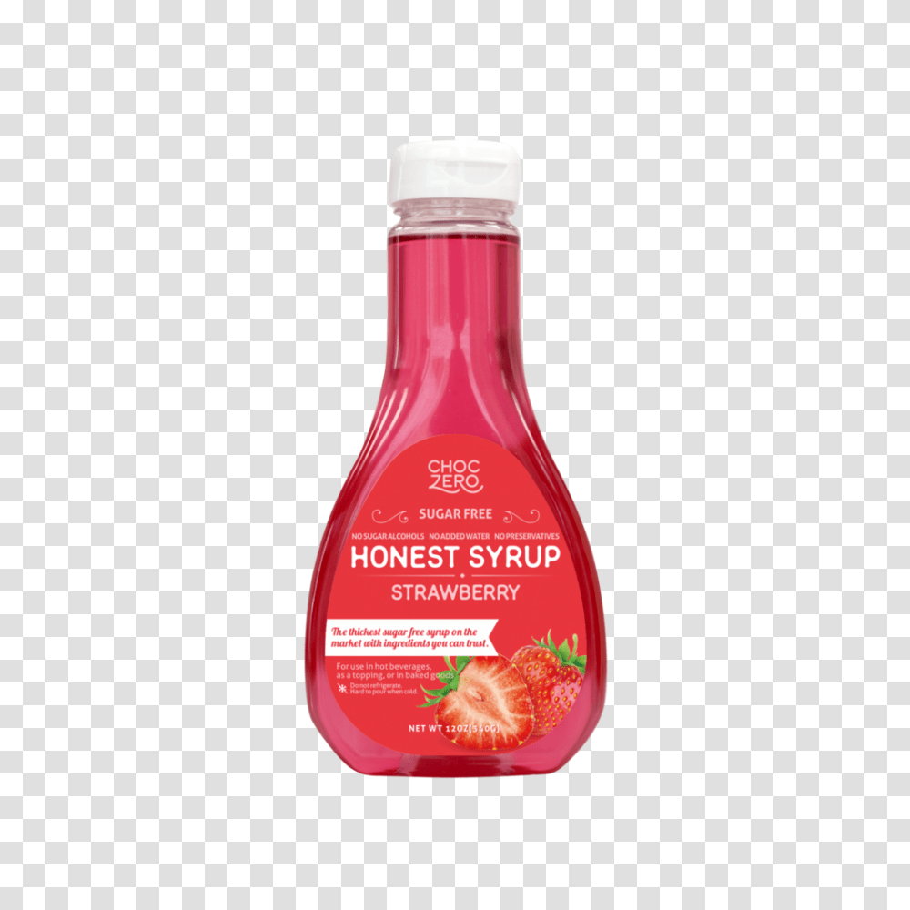Sugar Free Strawberry Topping, Ketchup, Food, Bottle, Shampoo Transparent Png