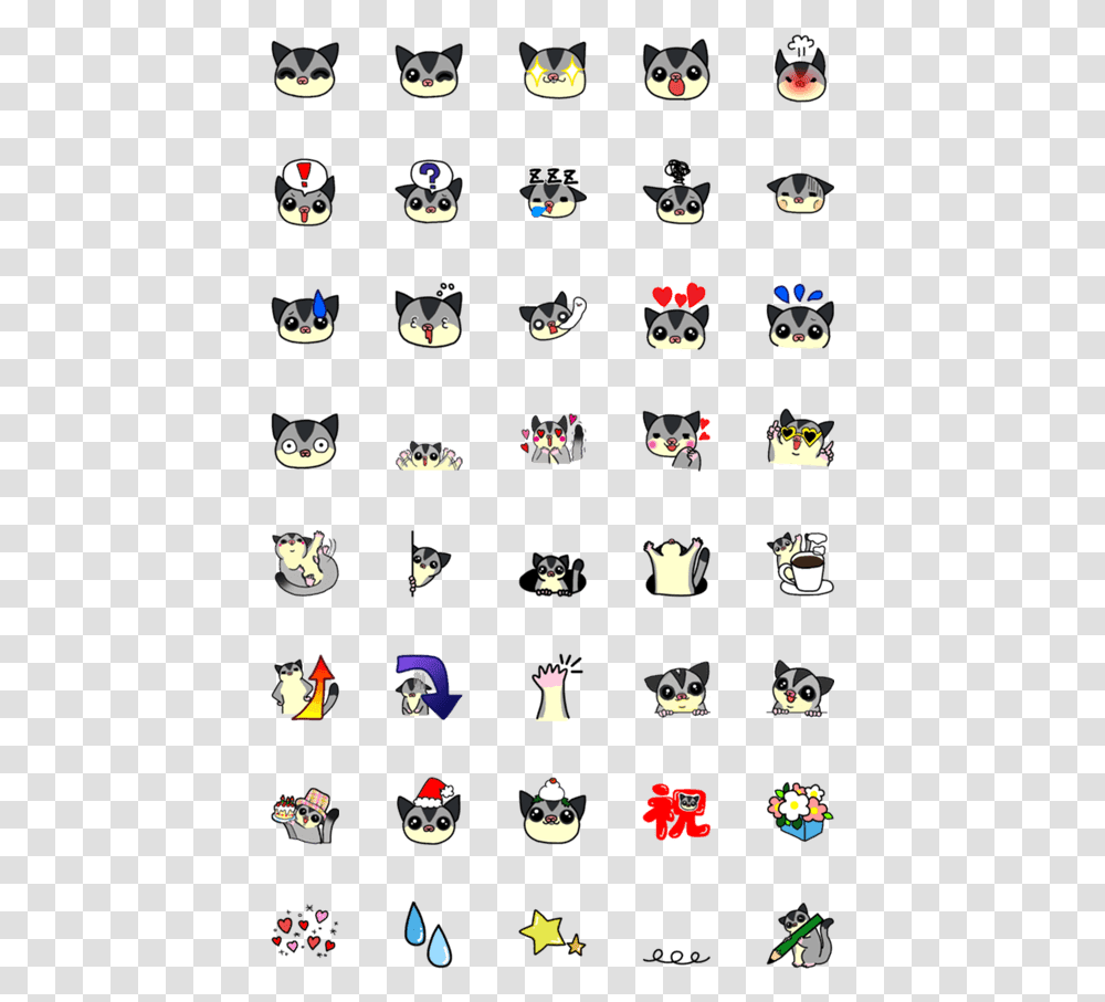 Sugar Glider Emoji, Jewelry, Accessories, Accessory, Cat Transparent Png