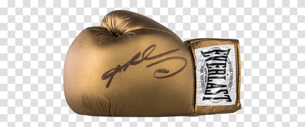 Sugar Ray Leonard Signed Gold Everlast Boxing, Pillow, Cushion, Skin, Tattoo Transparent Png