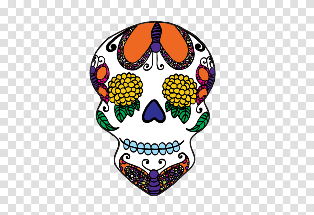 Sugar Skull Clipart Background, Performer, Doodle, Drawing, Crowd Transparent Png