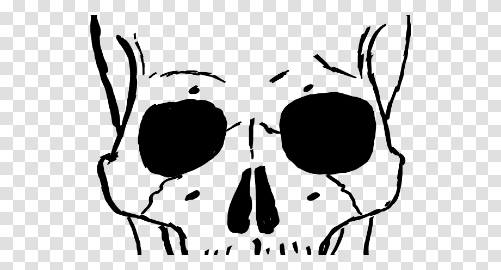 Sugar Skull Clipart Simple, Gray, World Of Warcraft Transparent Png