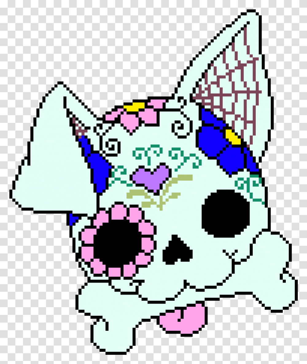 Sugar Skull Dog Sugar Skull Dog Cross Stitch Pattern, Doodle, Drawing Transparent Png