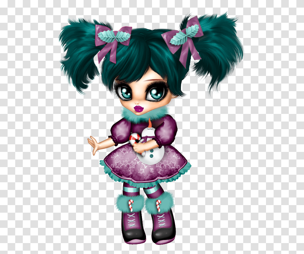 Sugar Skull Fairy Girls Anime, Doll, Toy, Hair, Person Transparent Png