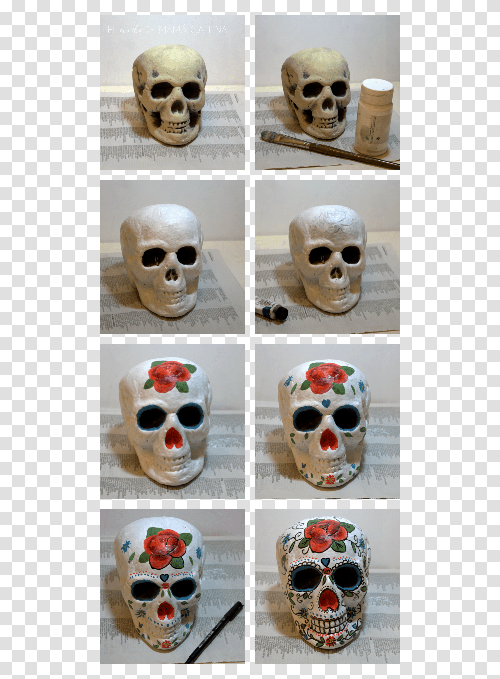 Sugar Skull Halloween Makeup Catrinas Calaveras De Unicel Decoradas, Head, Sunglasses, Jaw, Dog Transparent Png