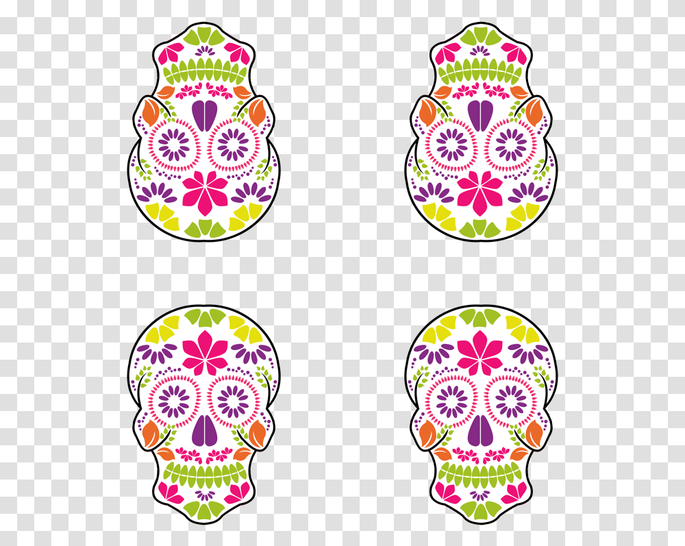 Sugar Skull Mexican Calavera, Pattern, Pillow, Cushion Transparent Png