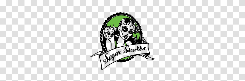 Sugar Skulls Tilted Thunder Rail Birds, Logo, Trademark, Cat Transparent Png