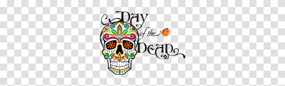 Sugar Skullsday Of The Dead, Floral Design, Pattern Transparent Png