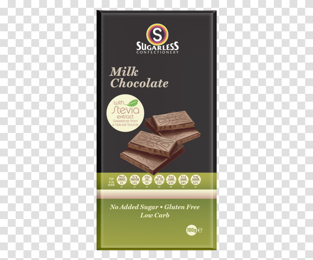 Sugarless Chocolate Stevia, Fudge, Dessert, Food, Cocoa Transparent Png