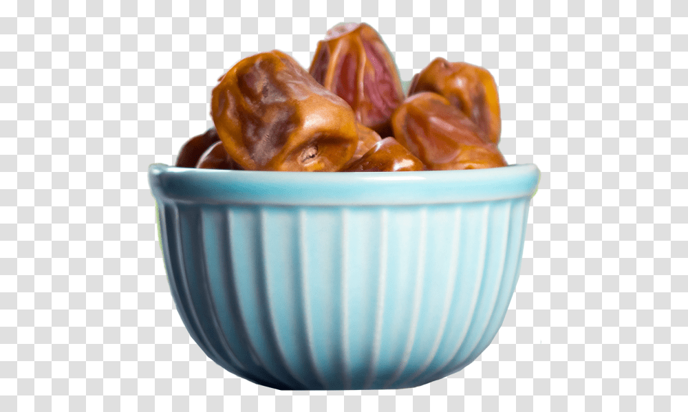 Sugary Date, Bowl, Sweets, Food, Bread Transparent Png
