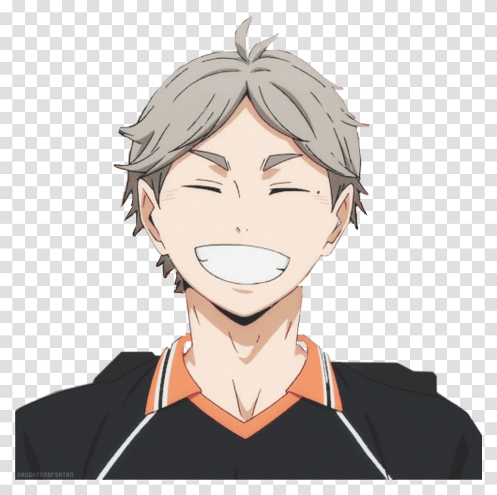 Sugawara Koushi, Person, Face, Helmet Transparent Png