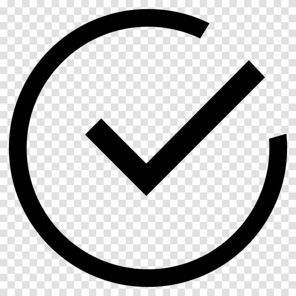 Suggest Yes Checked Icon, Recycling Symbol, Logo, Trademark Transparent Png