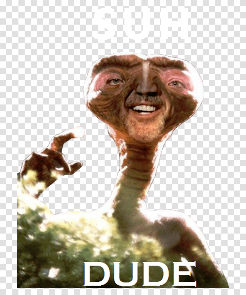 Suh Dude Filter Im So Fucking High Et, Person, Human, Animal, Alien Transparent Png
