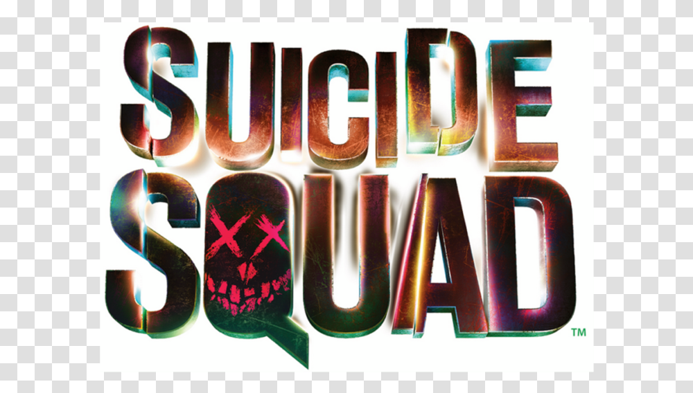Suicide Squad Film Logo, Word, Alphabet, Light Transparent Png