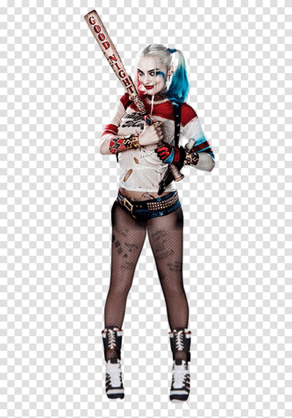 Suicide Squad Harley Quinn, Costume, Person, Skin Transparent Png