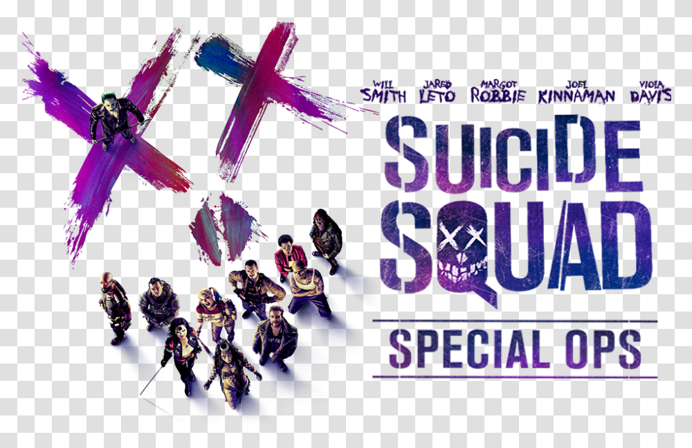 Suicide Squad Movie Logo Suicide Squad Special Ops, Person, Collage, Poster, Advertisement Transparent Png