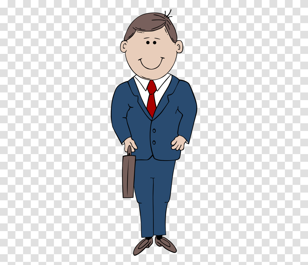 Suit Clipart Animated, Overcoat, Apparel, Person Transparent Png