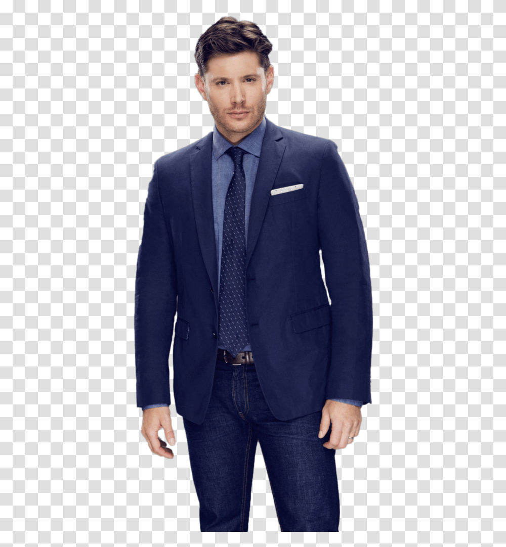 Suit Jacket Blazer Clothing Waistcoat Jensen Ackles De Terno, Tie, Accessories, Accessory, Apparel Transparent Png