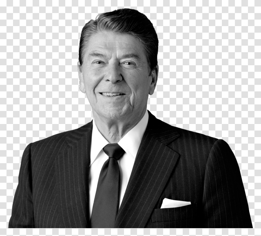 Suit Ronald Reagan No Background, Tie, Accessories, Overcoat Transparent Png