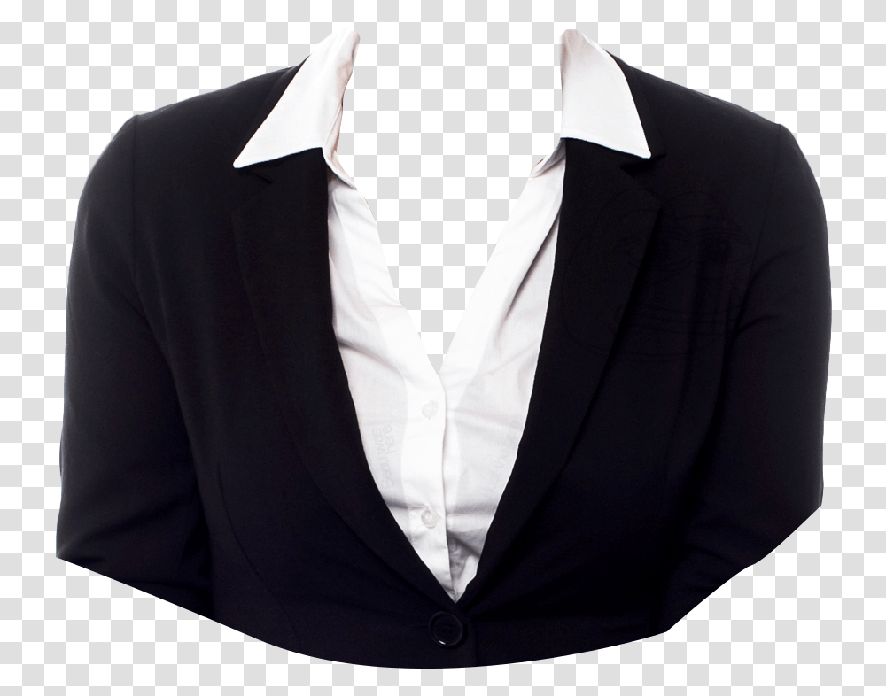 Suit Template Women's Formal Attire, Apparel, Shirt, Overcoat Transparent Png