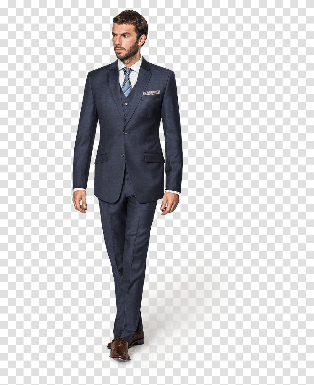 Suit Trousers Hombre Con Terno, Apparel, Overcoat, Tuxedo Transparent Png
