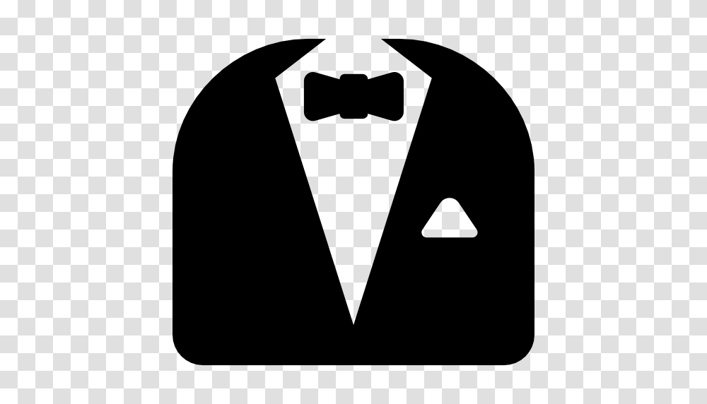 Suit Tuxedo Bow Tie Fashion Dinner Suit Icon, Gray Transparent Png