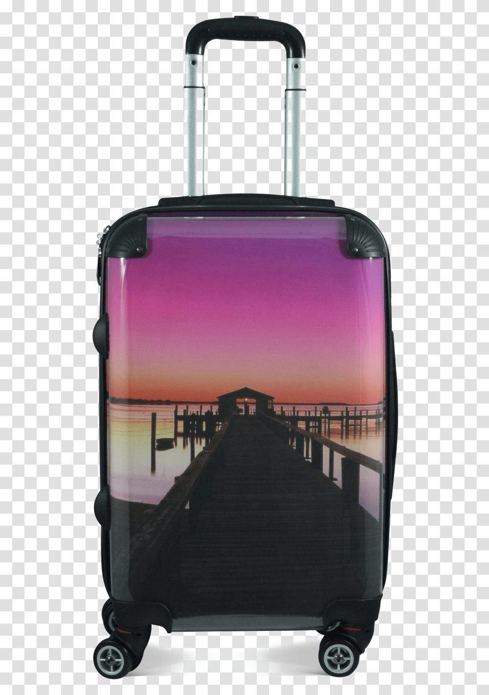 Suitcase Background, Luggage, Pier, Waterfront, Port Transparent Png