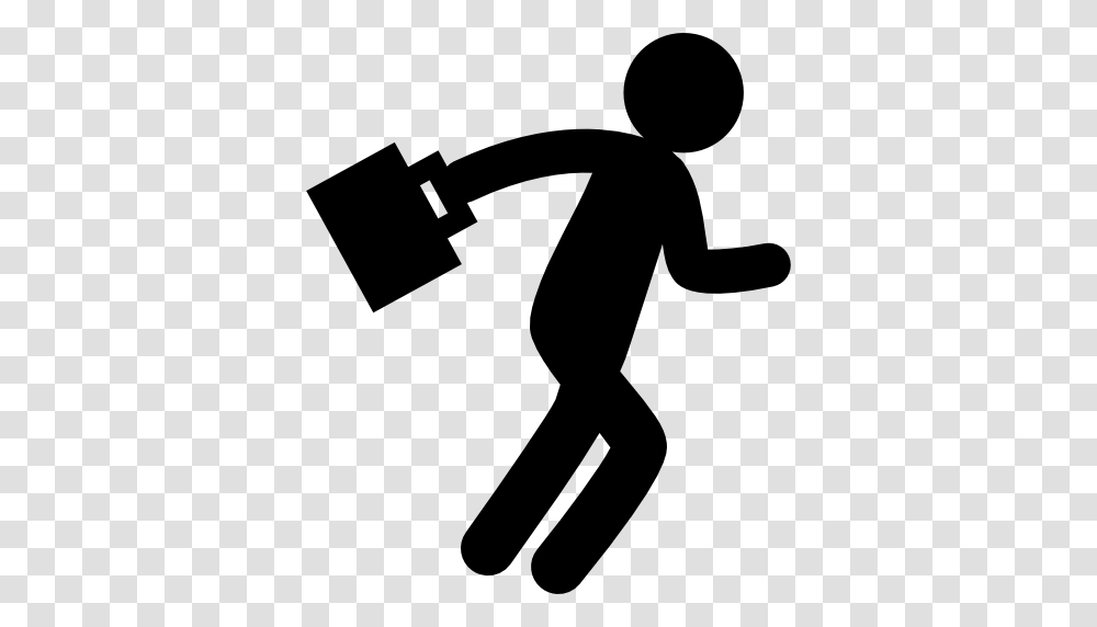 Suitcase Business People Businessman People Walking, Silhouette, Stencil, Axe, Tool Transparent Png