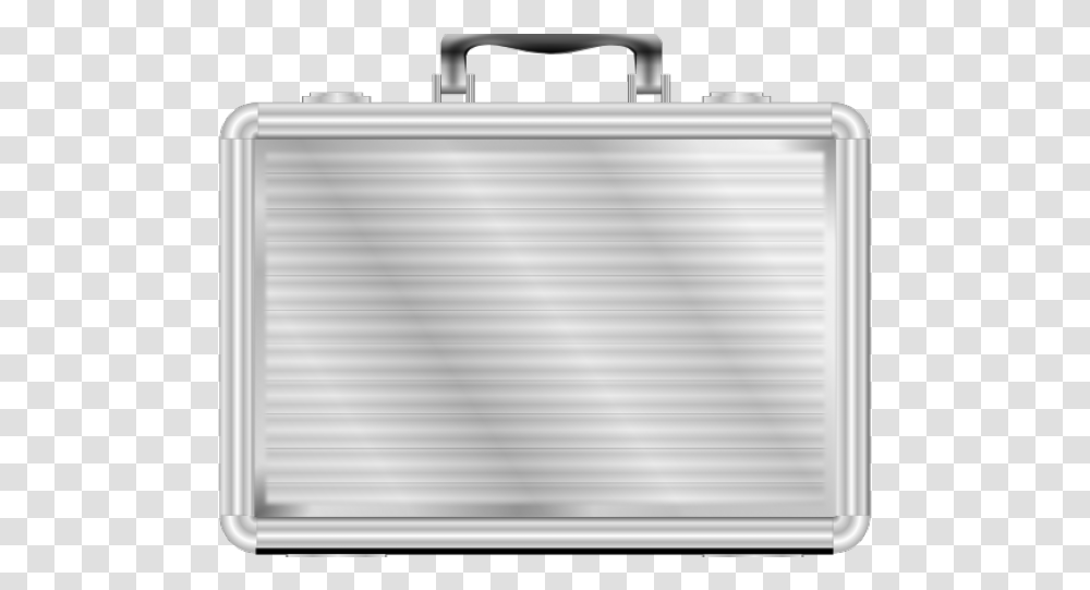 Suitcase Clipart Business Silver Briefcase, Bag, Rug, Aluminium, Luggage Transparent Png