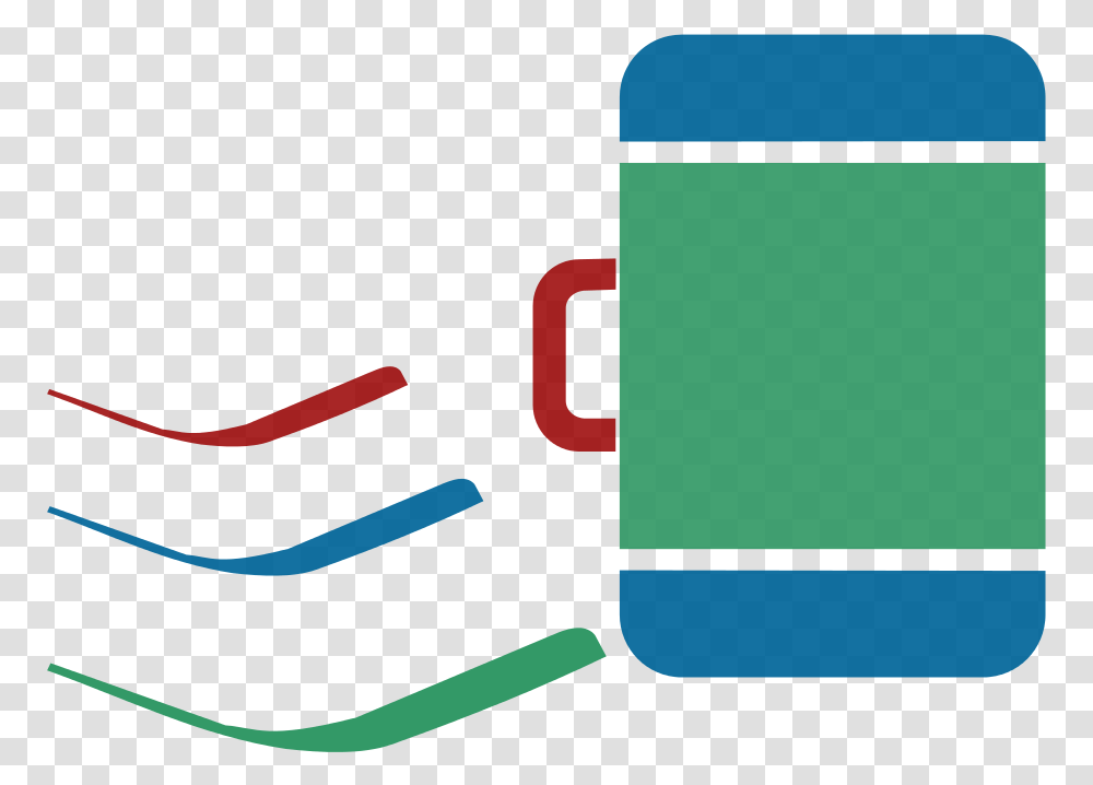 Suitcase Icon Blue Green Red Dynamic, Label, Electronics Transparent Png