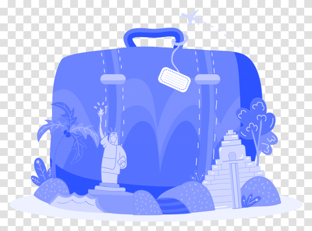 Suitcase, Luggage, Ice, Outdoors, Nature Transparent Png