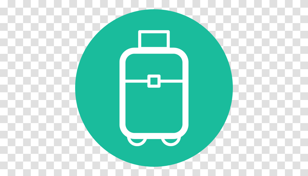 Suitcase Travel Flat Design Travel Icon Suitcase Suitcase Icon, First Aid, Bag, Briefcase Transparent Png