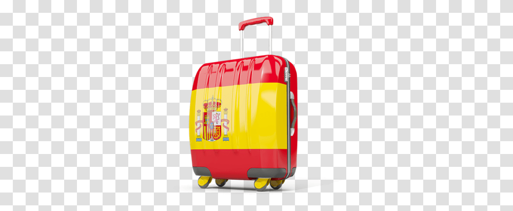 Suitcase With Flag Suitcase With Flag, Luggage, First Aid Transparent Png