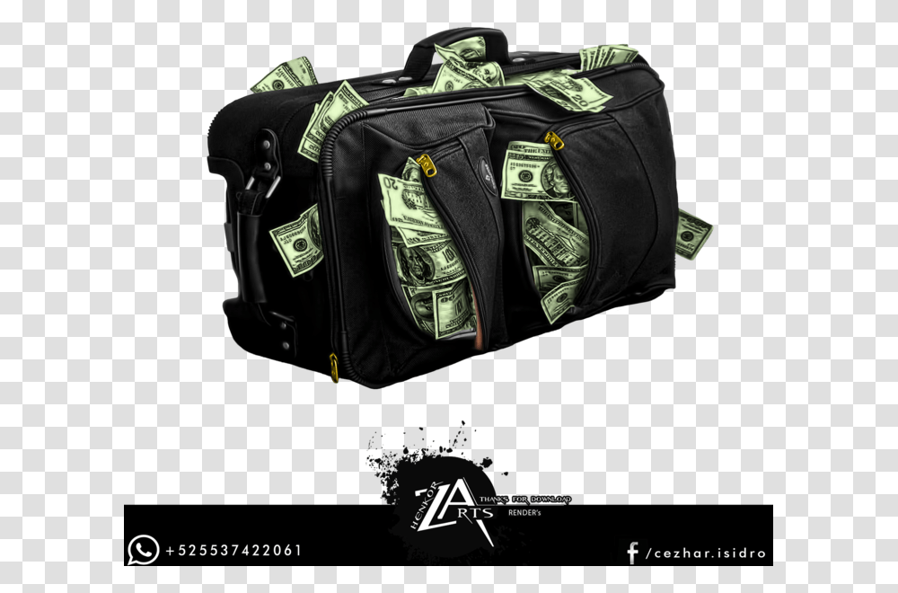 Suitcase With Money Suitcase With Money, Backpack, Bag, Luggage Transparent Png