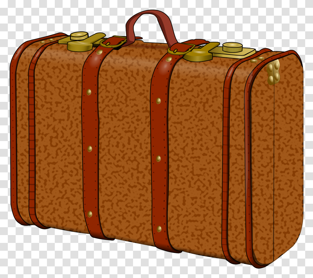 Suitcase With Stains Clip Arts Clipart Old Fashioned Suitcase, Handbag, Accessories, Accessory Transparent Png