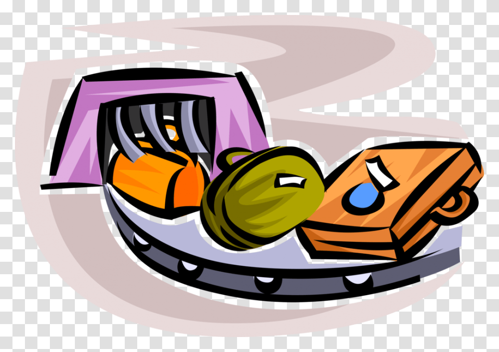 Suitcases On Airport Conveyor Belt, Meal, Food, Dish Transparent Png
