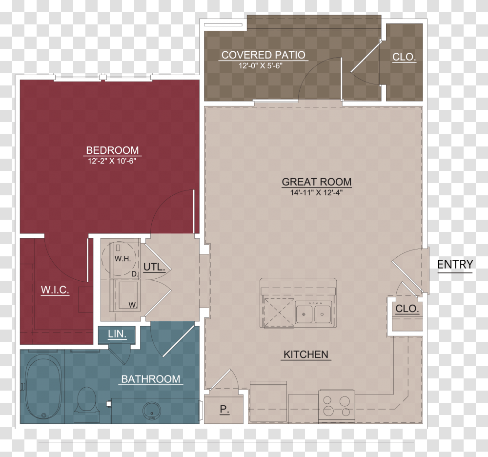Suite A Floorplan Floor Plan, Diagram, Plot Transparent Png
