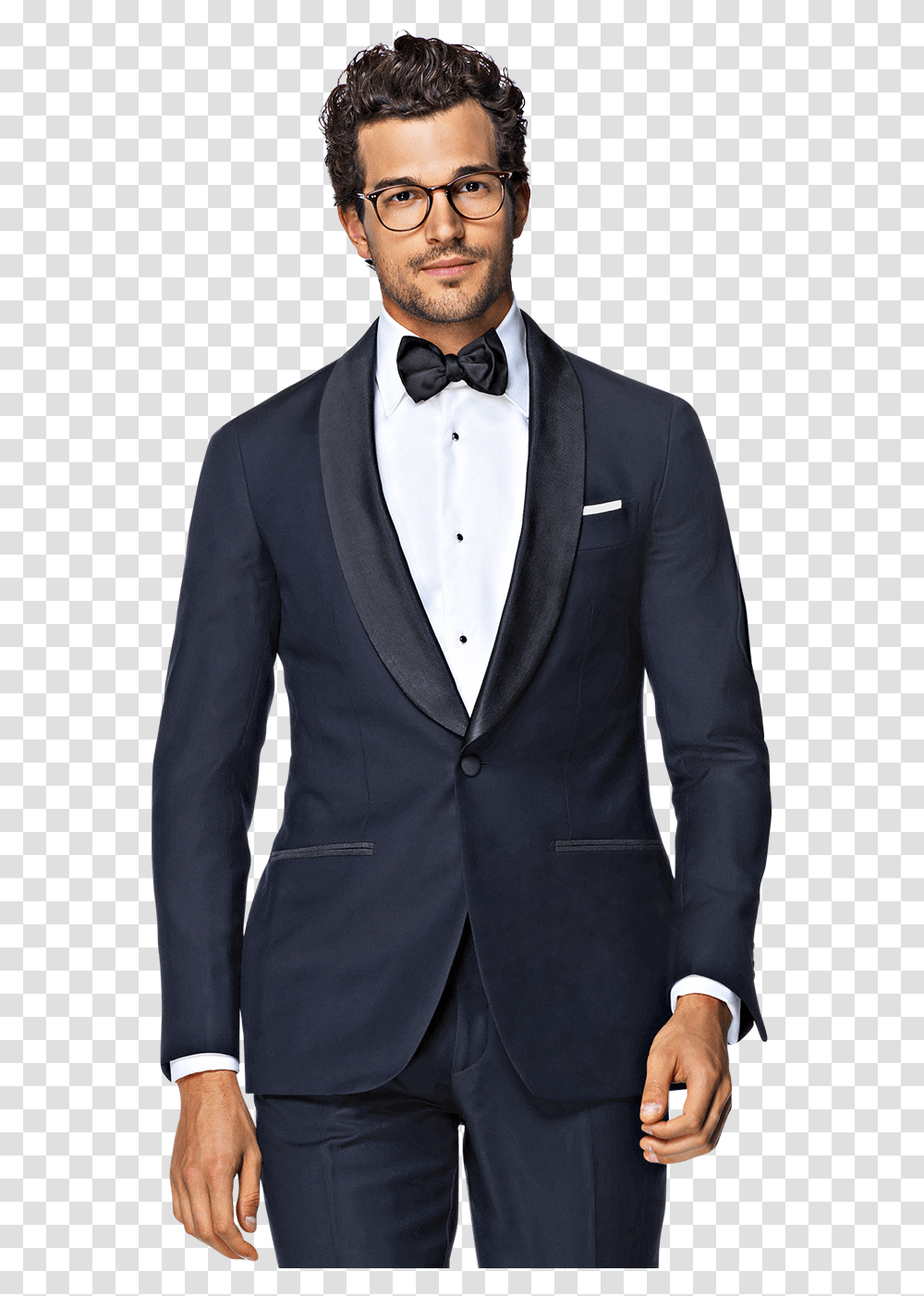 Suitsupply Midnight Blue Tuxedo, Apparel, Overcoat, Tie Transparent Png