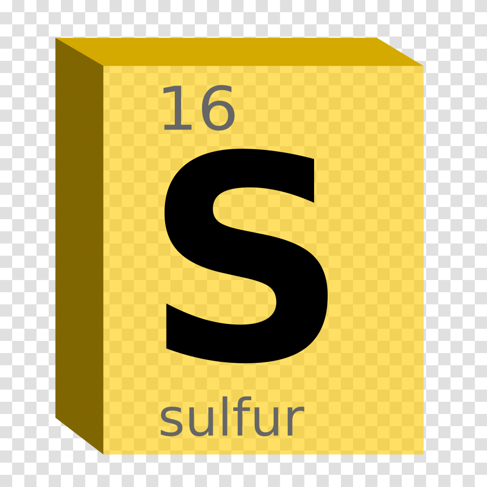 Sulfur, Number, Alphabet Transparent Png