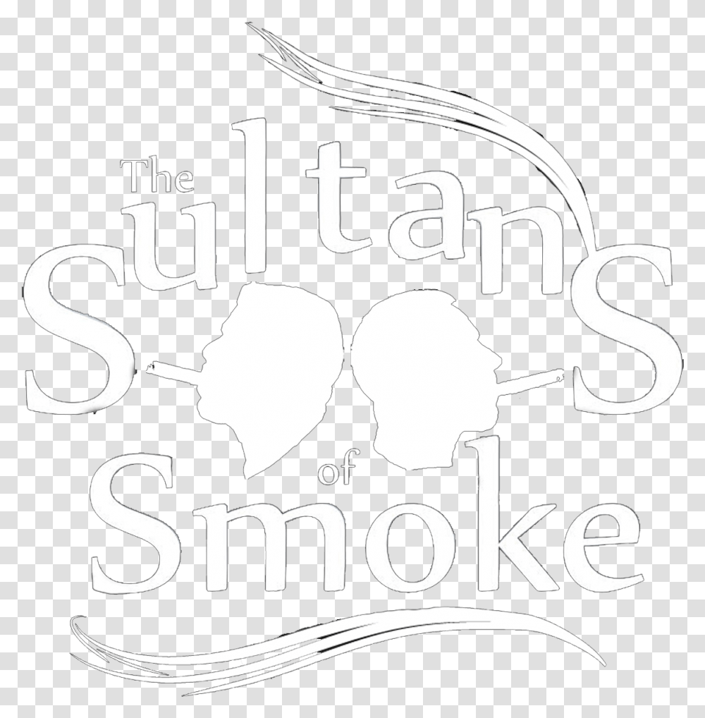Sultans Of Smoke Cigar Line - The Hair Design, Text, Label, Alphabet, Logo Transparent Png