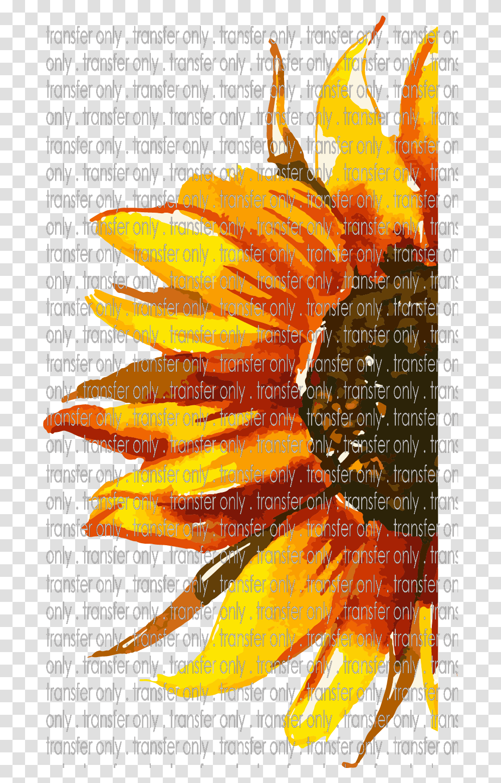 Sum 13 Half Sunflower Watercolor Floral Design, Poster, Advertisement, Text, Flyer Transparent Png