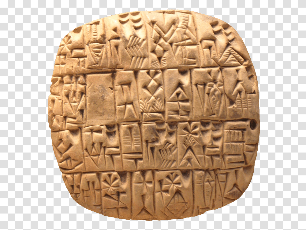 Sumerian Account Of Silver For The Govenor Cuneiform Sumerian, Food, Cake, Dessert, Cookie Transparent Png
