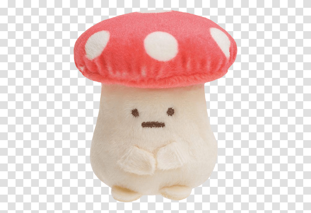 Sumikko Gurashi Mushroom Plush, Toy, Cushion, Sweets, Food Transparent Png