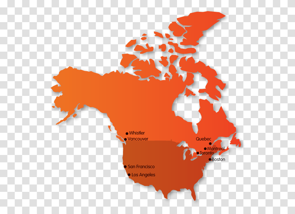 Summer And Winter Camps In Canada Usa And Spain Canada And Uk Map, Diagram, Atlas, Plot, Person Transparent Png
