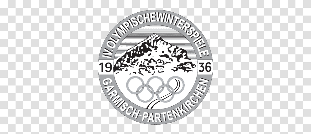 Summer And Winter Olympic Logos Logoinspirationnet 1936 Winter Olympics, Label, Text, Symbol, Sticker Transparent Png